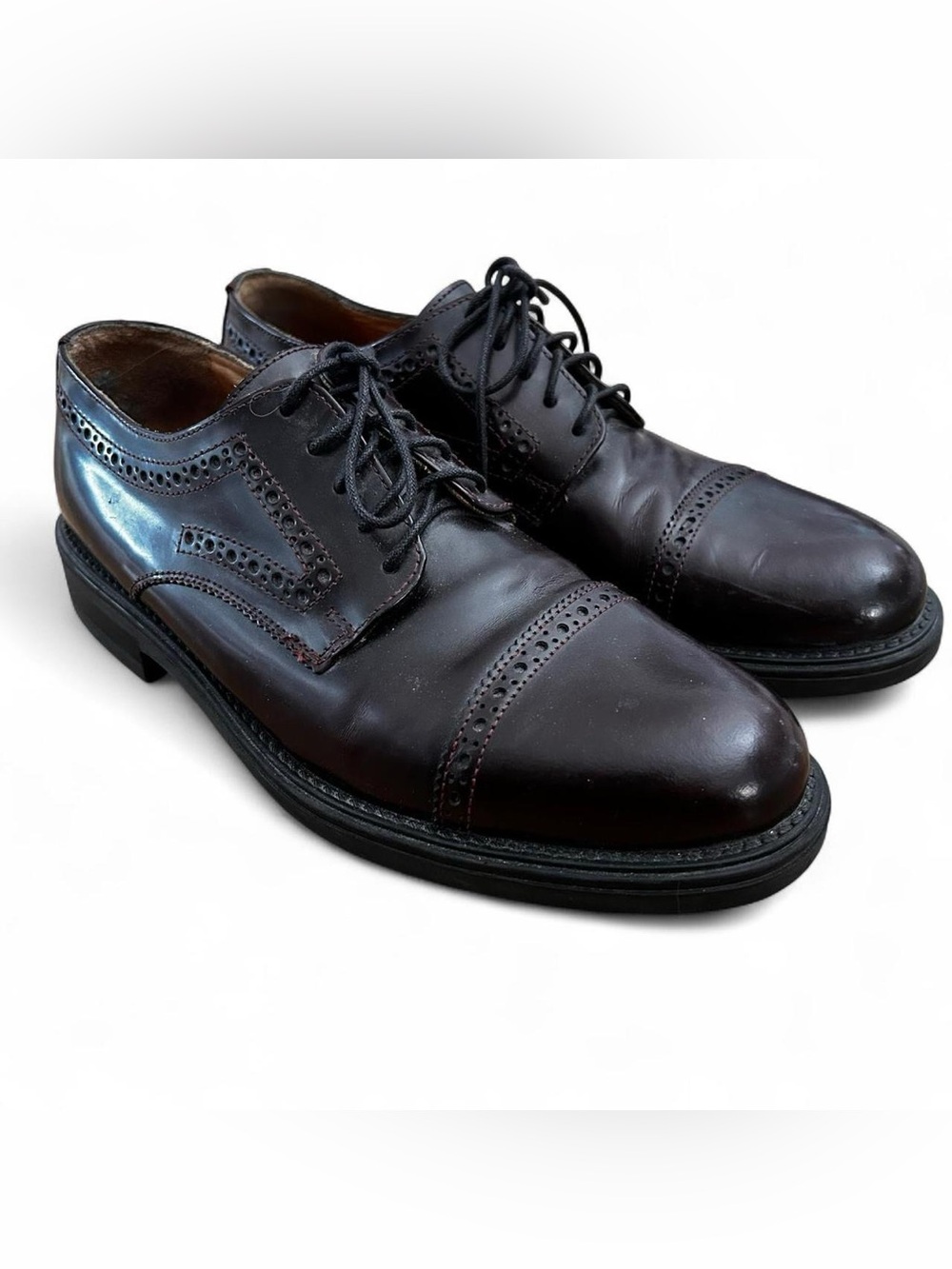 Bostonian Strada Vintage made in Italy Brown leather lace-up oxfords